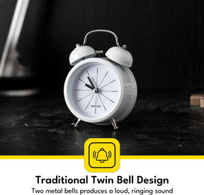 Retro Alarm Clock Vintage Bedside Alarm Clock