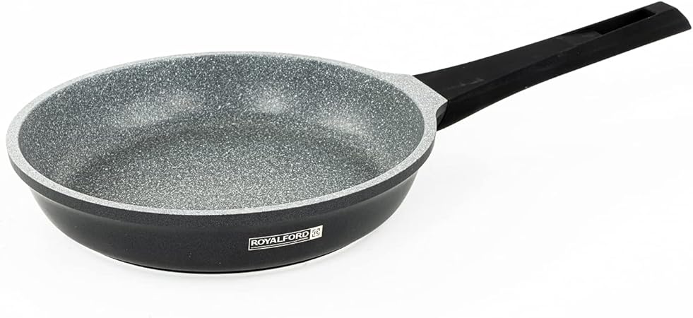 Die-Cast Aluminium Skillet with Durable Marble Coating, 24CM