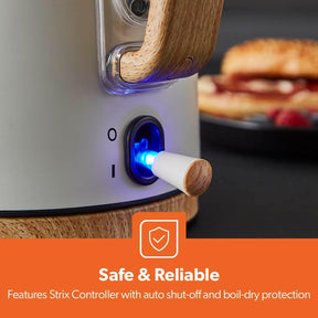 NordiQ Cream 20L Microwave, Electric Kettle and Two-Slice Toaster Set