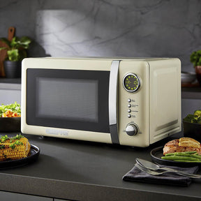 Cream 20L Lyth Digital Microwave Oven 700W