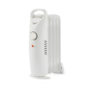 5-Fin White Oil-Filled Radiator 450W Electric Heater