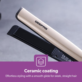 HeatProtect Ceramic Hair Straighteners 360° Swivel Cord