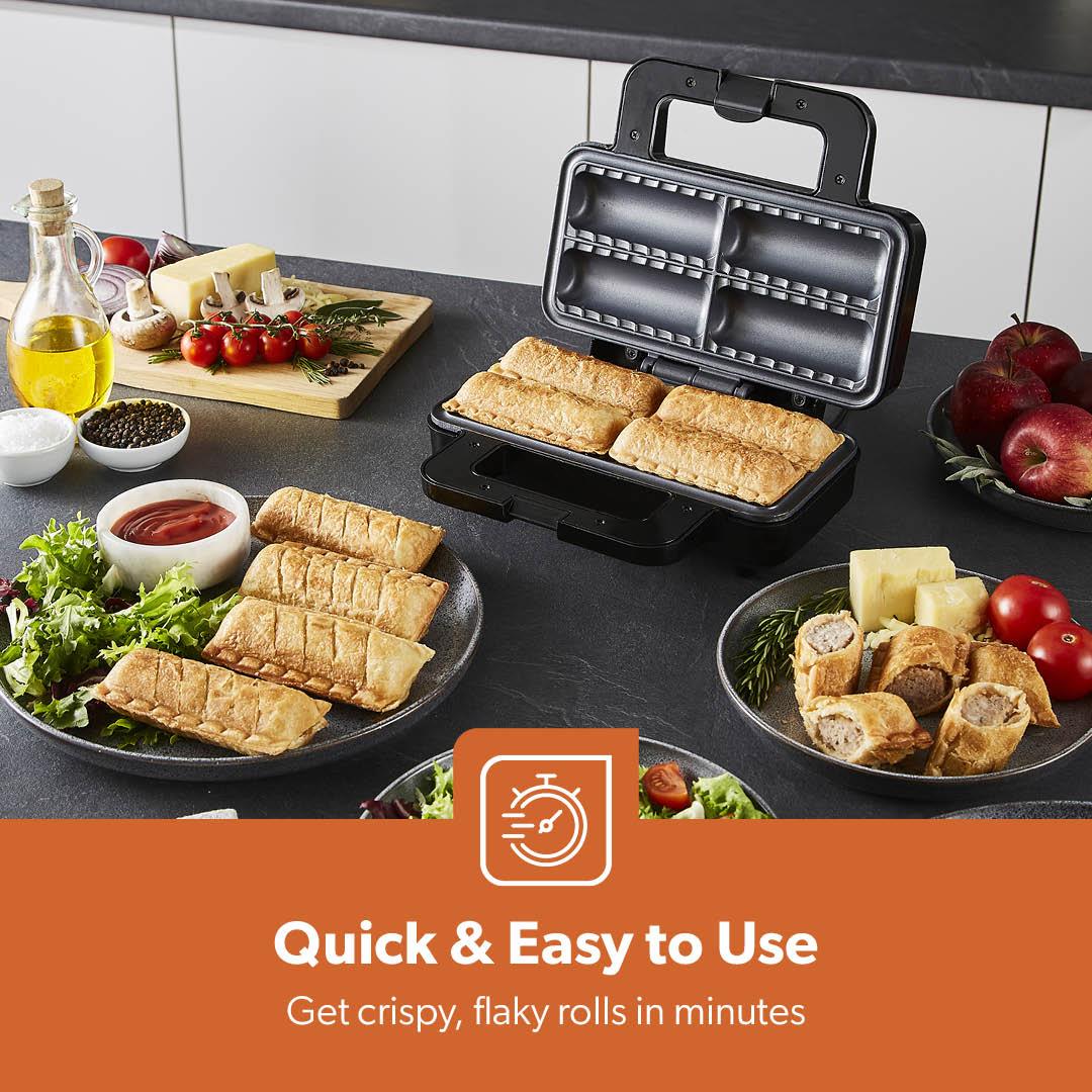 4-Slice Authentic Electric Sausage Roll Maker