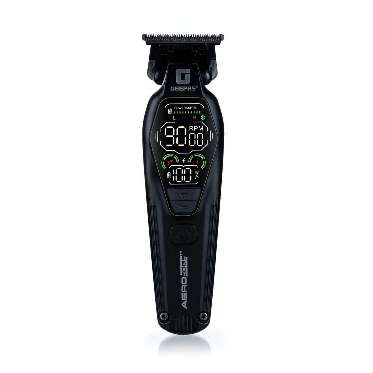9000 RPM DLC Stainless Steel Digital Clipper and Trimmer
