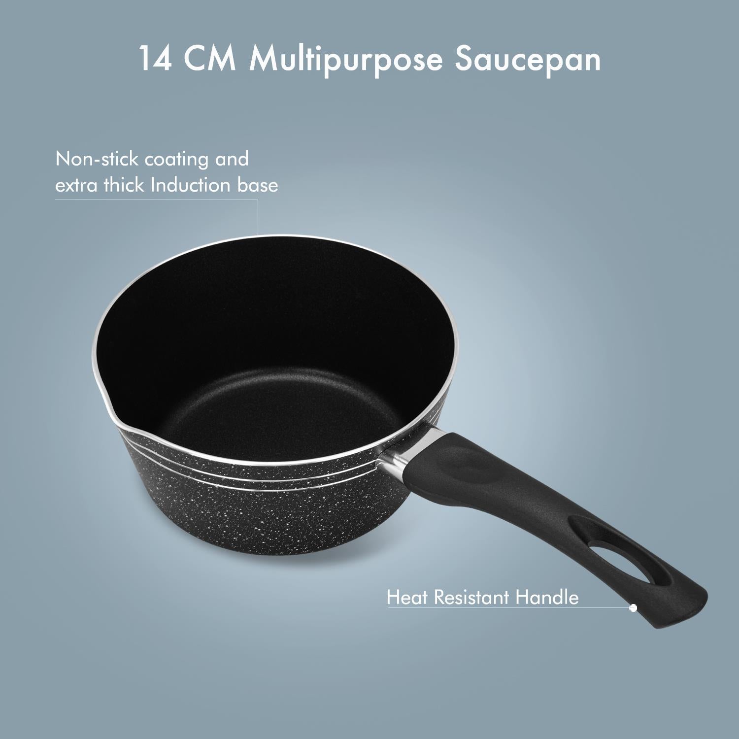 18cm Non-Stick Lightweight Aluminium Saucepan