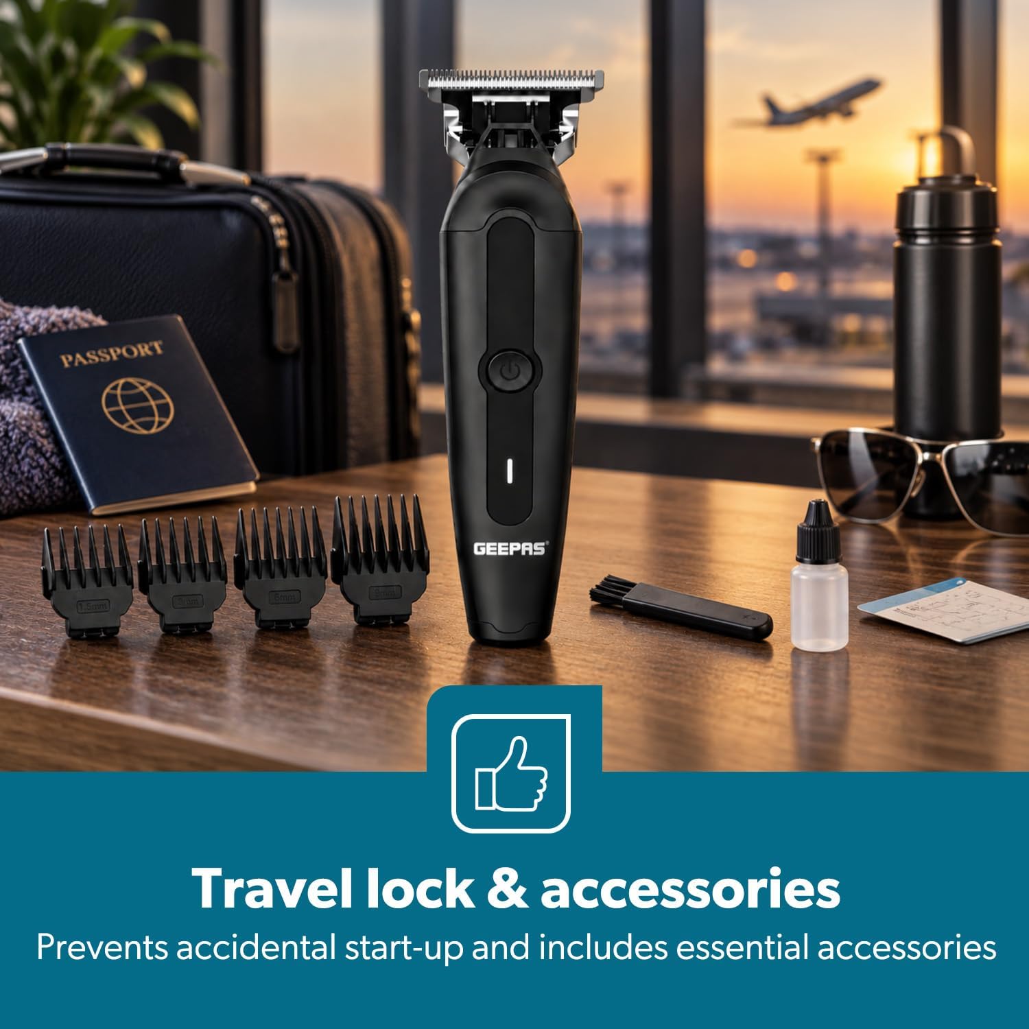 4-In-1 Professional T-Blade Cordless Trimmer