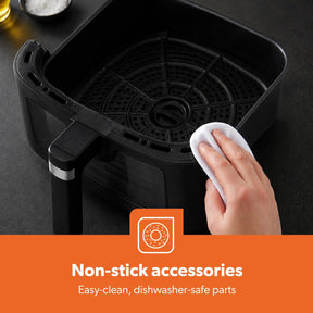 6.5L Digital Family-Sized 8-in-1 Convection Air Fryer with LED Touchscreen