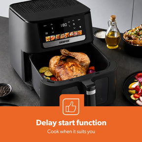 6.5L Digital Family-Sized 8-in-1 Convection Air Fryer with LED Touchscreen