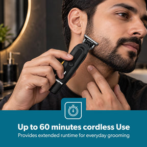 4-In-1 Professional T-Blade Cordless Trimmer