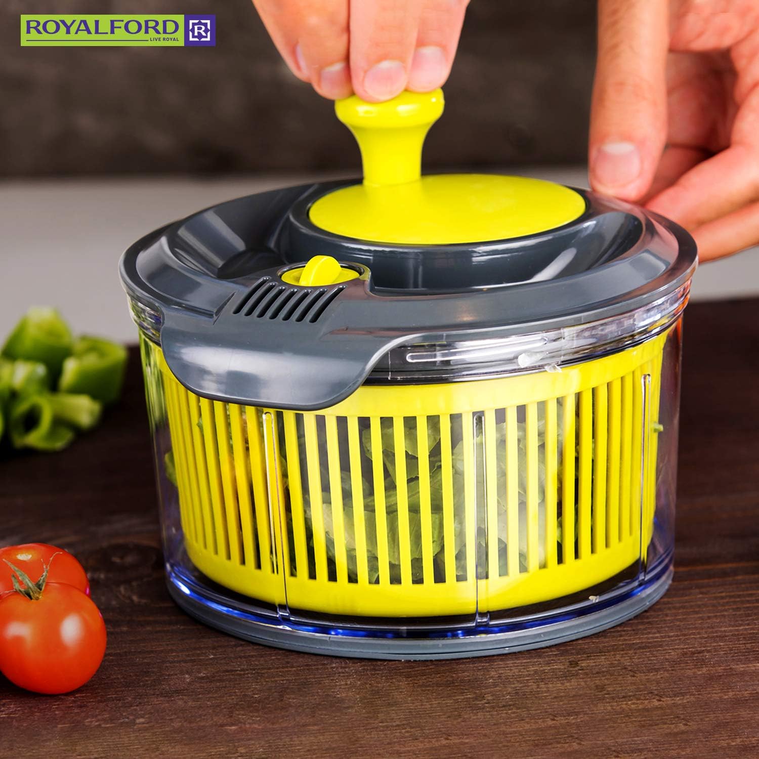 Mini Salad Spinner For Drying and Dressing Salads 1500ml