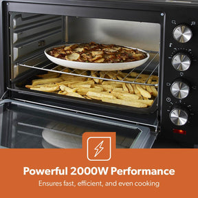 48L Portable Electric Mini Oven With Grill and Rotisserie