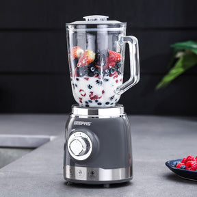 700W Retro Electric Glass Blender and Smoothie Maker
