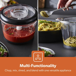 500W Mini Food Processor Chopper and Meat Grinder 2L