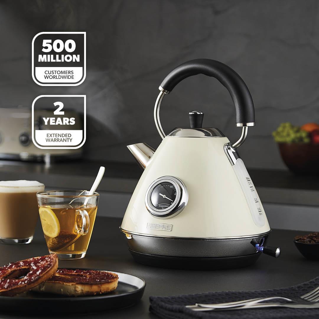 Retrovive 1.7L 3000W Electric Vintage Kettle Rapid Boil