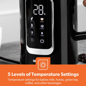 5-In-1 Digital 4-Slice Toaster & Black Digital Kettle Matching Set