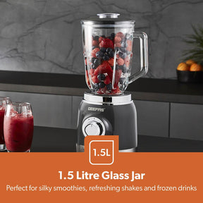 700W Retro Electric Glass Blender and Smoothie Maker