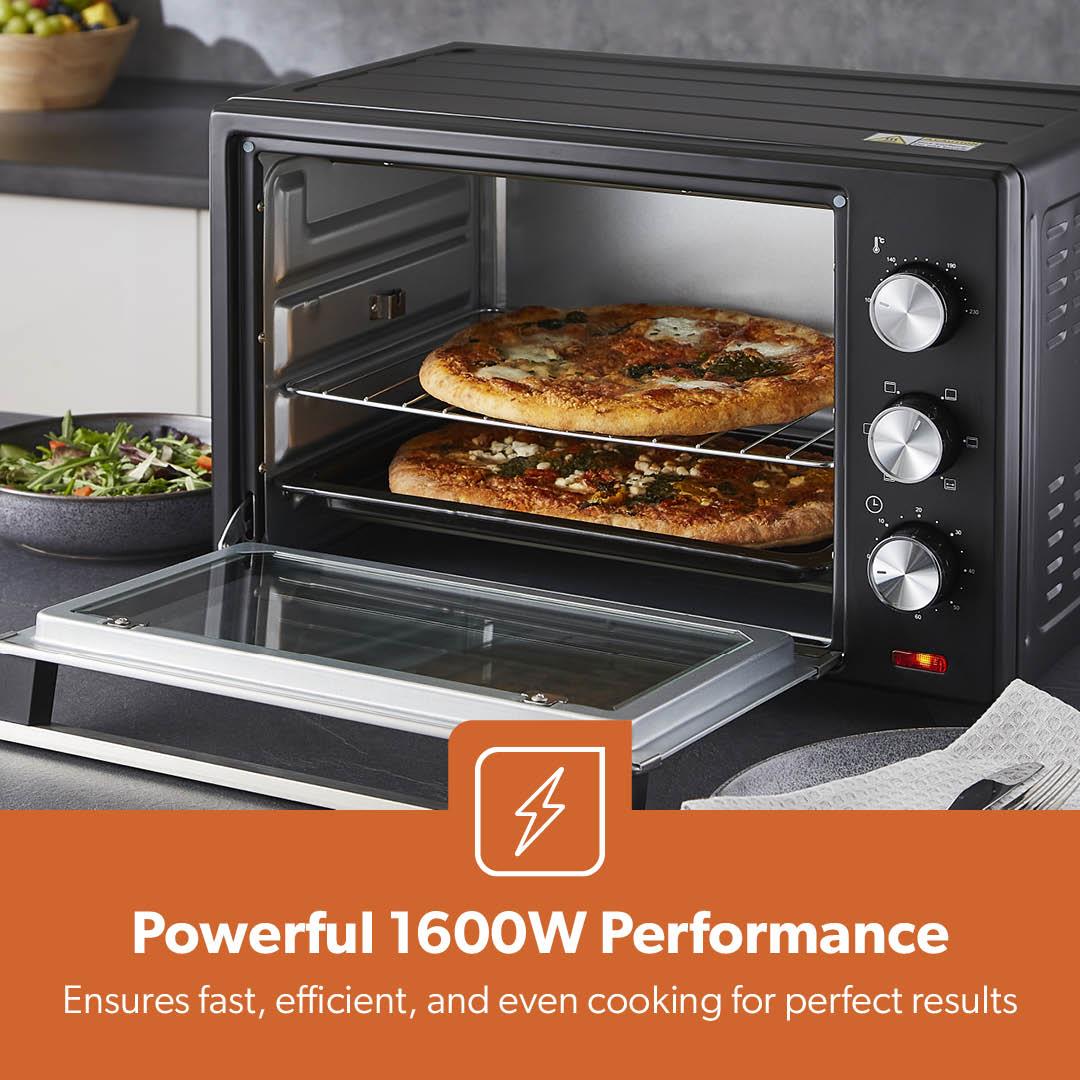30L Electric Mini Oven and Grill Cooker With Rotisserie