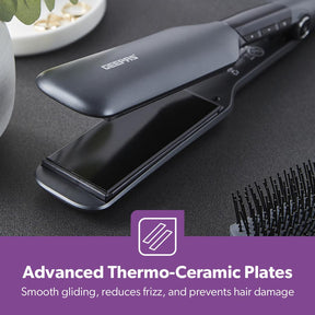 Thermo-Ceramic Floating Plates Digital LED Display Hair Straighteners