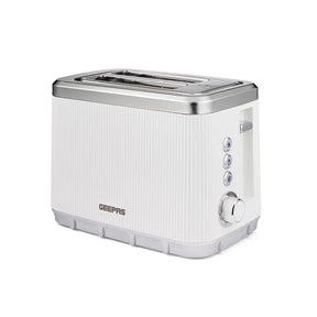 White Arcus 2 Slice Toaster With 7 Browning Levels
