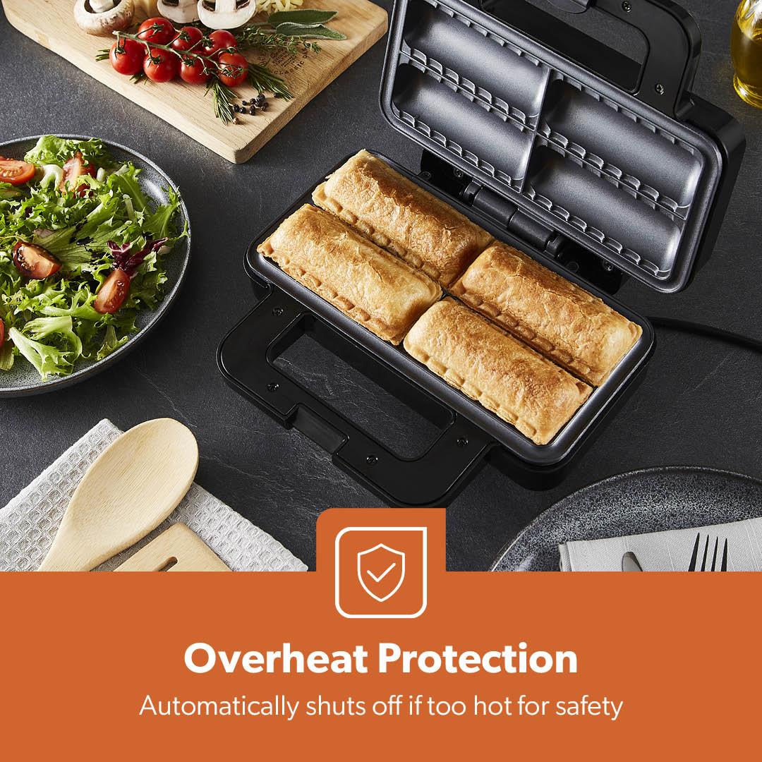 4-Slice Authentic Electric Sausage Roll Maker
