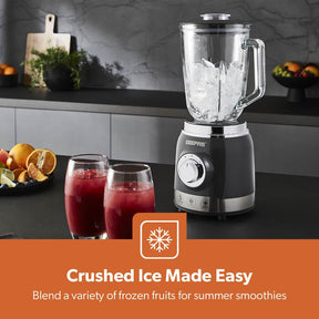 700W Retro Electric Glass Blender and Smoothie Maker