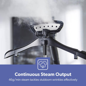 2000W Upright Garment Steamer 46g/min Removes Creases & Wrinkles