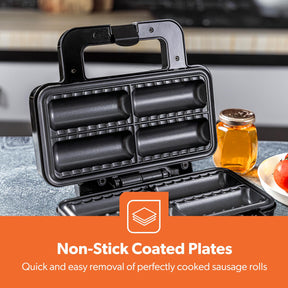 4-Slice Authentic Electric Sausage Roll Maker