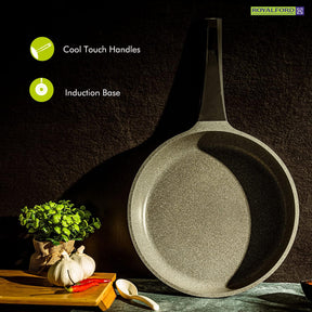 Royalford Frying Pan Die-Cast Aluminium Skillet 20CM