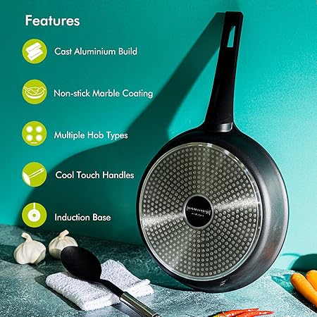 28cm Die-Cast Aluminium Skillet Non-Stick Frying Pan