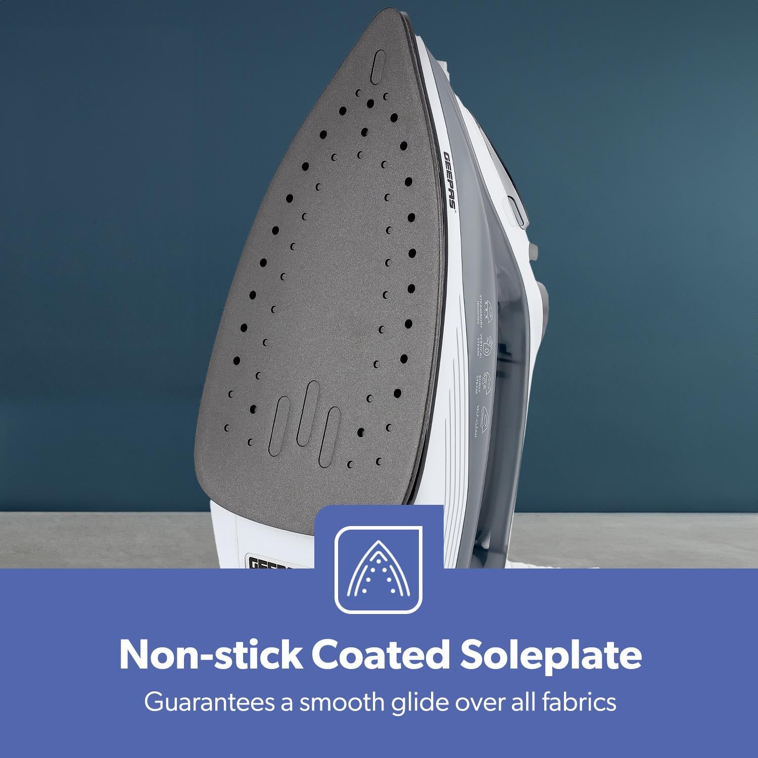 1600W Non-Stick Soleplate Dry/Steam Iron