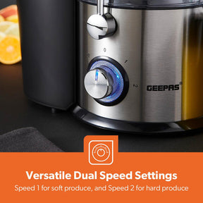 800W Centrifugal Juicer with 2-Speeds and Pulse Function