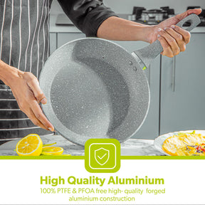 30cm Lightweight Granite Coated Non-Stick Frying Pan