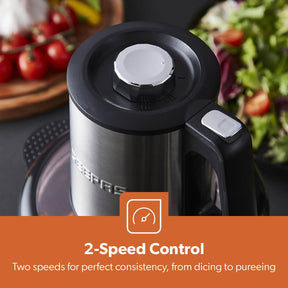 500W Mini Food Processor Chopper and Meat Grinder 2L