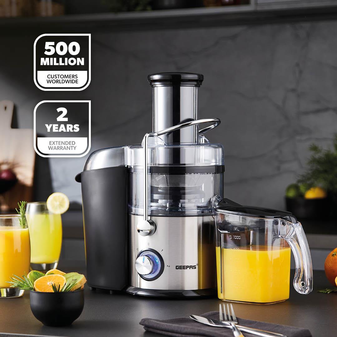 800W Centrifugal Juicer with 2-Speeds and Pulse Function