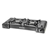 Double Burner Portable Outdoor & Indoor Gas Stove Cooker