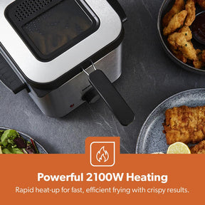 1.5L Stainless Steel Deep Fat Fryer With Viewing Window