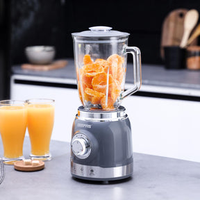 700W Retro Electric Glass Blender and Smoothie Maker