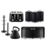 8-Piece Kettle, Toaster, Bread Bin, Mug Tree and Tower Pole Set