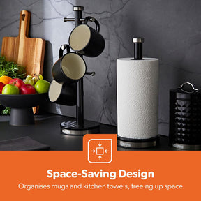 8-Piece Kettle, Toaster, Bread Bin, Mug Tree and Tower Pole Set