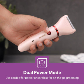 3-in-1 Waterproof Wet & Dry Lady Body Shaver