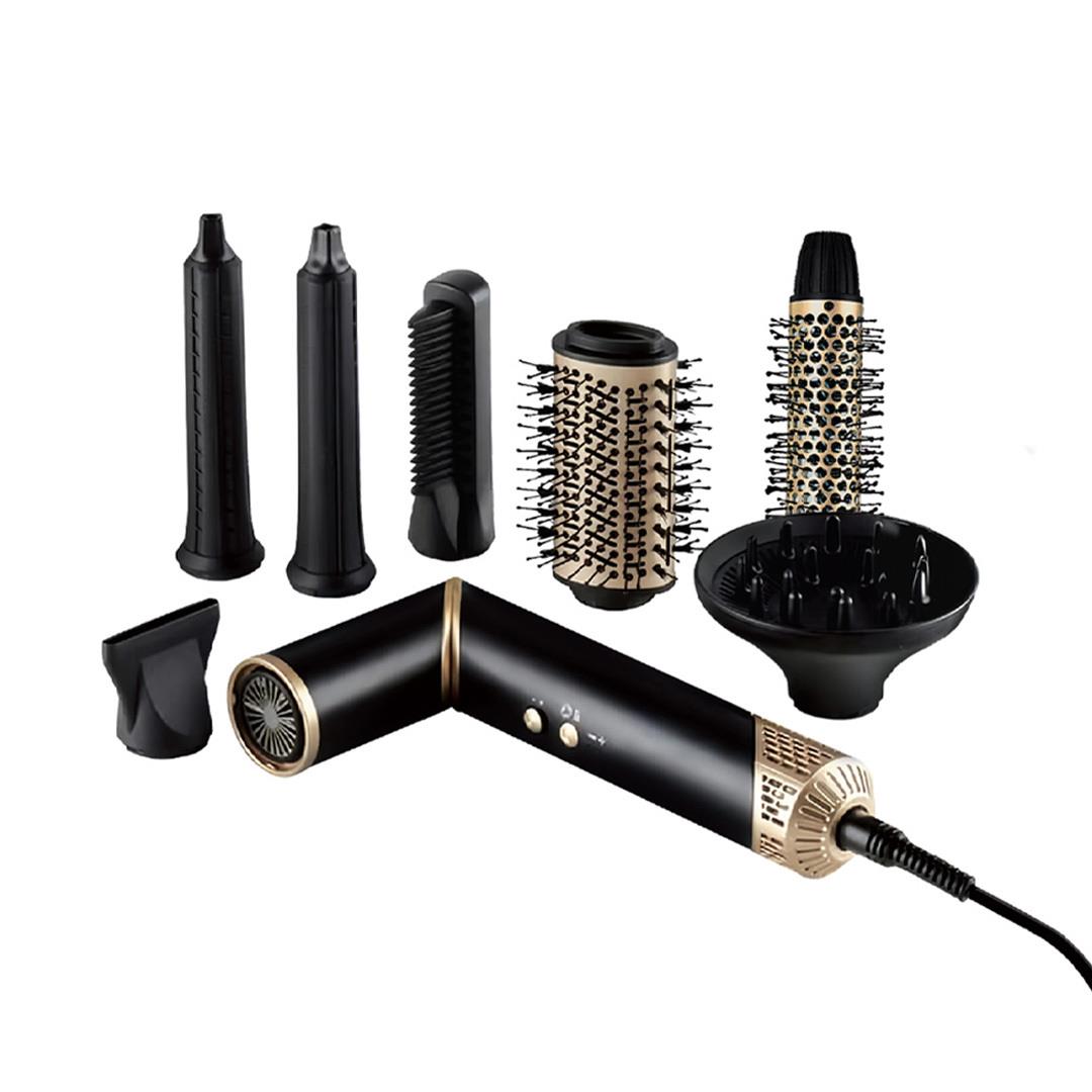 7-in-1 Air Styler Hair Dryer Diffuser 6 Attachments 1500W