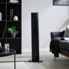 3-In-1 Air Cooler, Tower Fan and Humidifier In Black