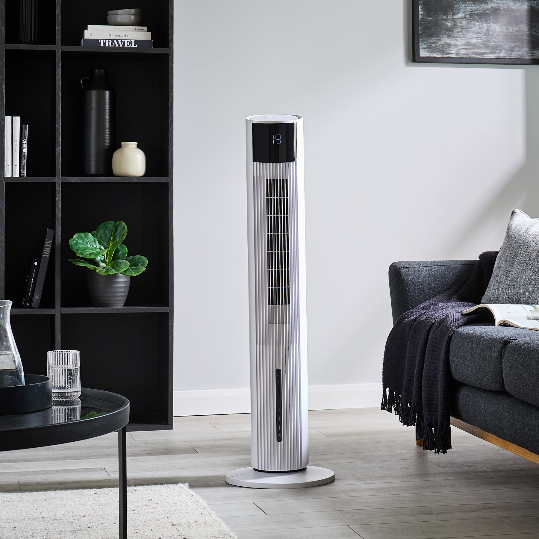 3-In-1 Air Cooler, Tower Fan and Humidifier In White 42"