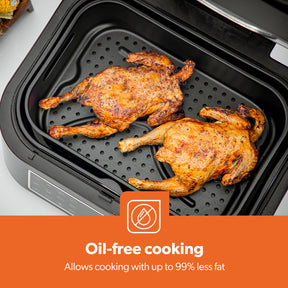 12-In-1 XXL Digital Grill Air Fryer 6.5L + Recipe E-Book