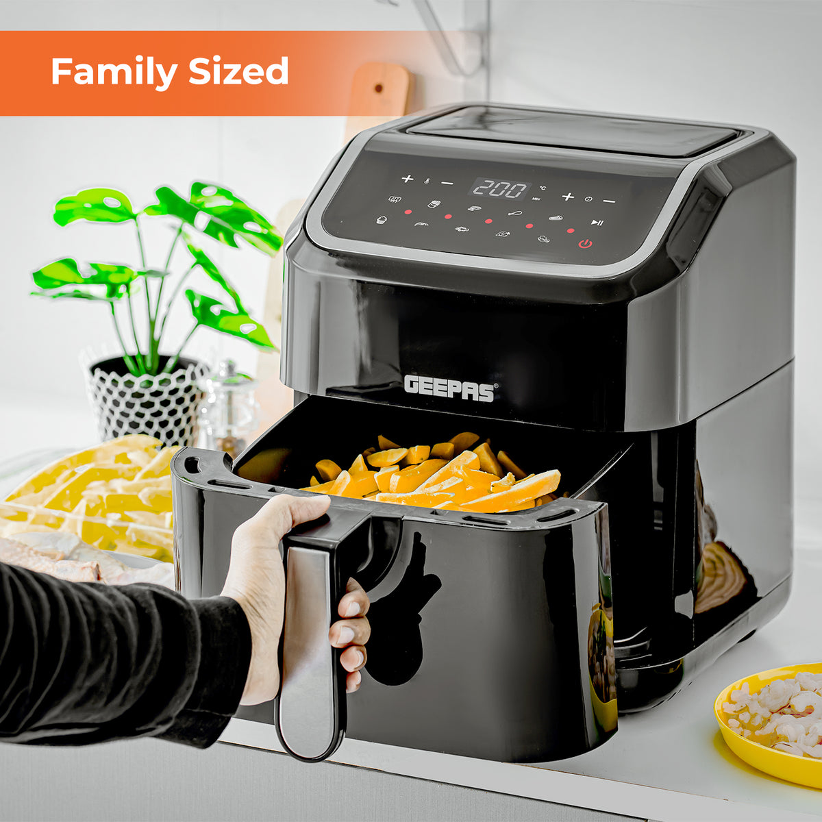 5L Digital Instant Vortex Air Fryer + Free Recipe E-Book | Geepas UK