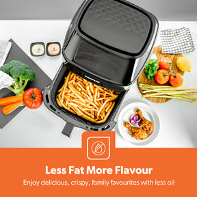 9-In-1 Large Single Basket Fat-Free Vortex Air Fryer 9.2L