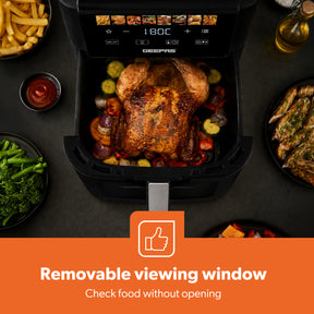 8-In-1 Touchscreen Digital Air Fryer With Viewing Window 5L