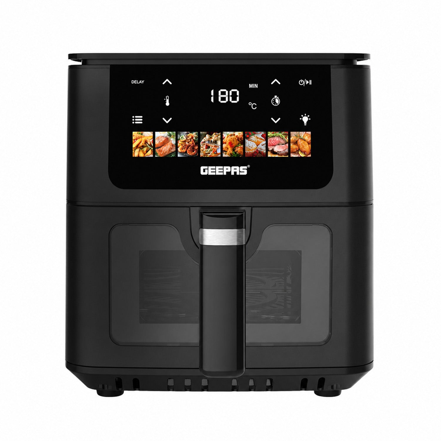 6.5L Digital Family-Sized 8-in-1 Convection Air Fryer with LED Touchscreen