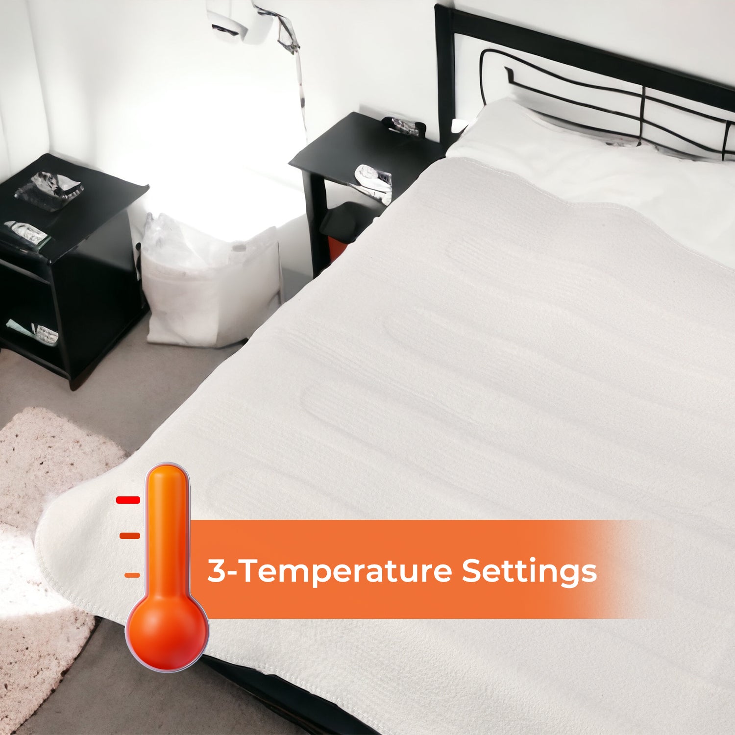 Single Electric Under Blanket With Three Temperature Settings