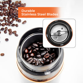 200W Press-Down Portable Coffee and Spice Mixer Grinder